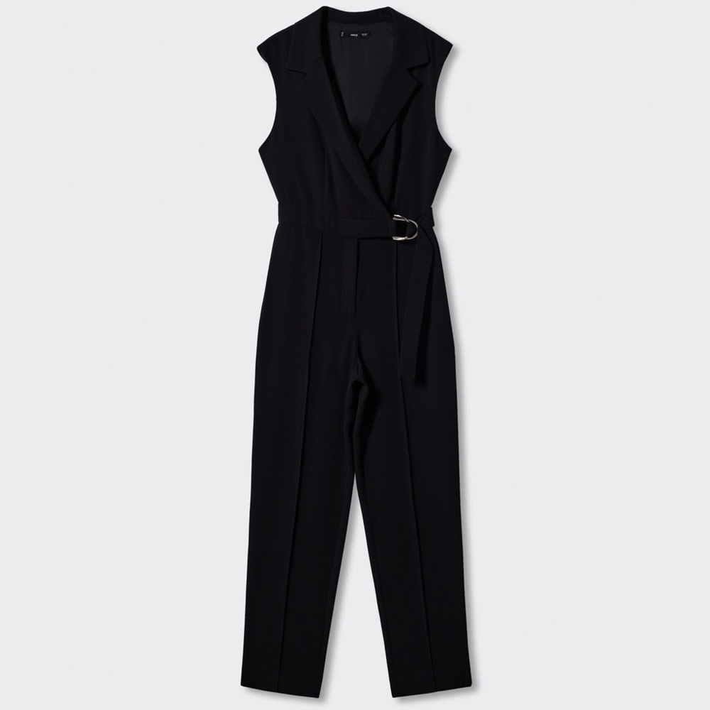 Mango MNG Belt Wrap Jumpsuit NWT